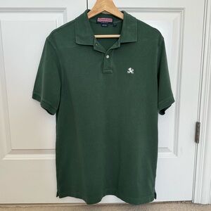 Green Notre Dame/ ND Vineyard Vines “Leprechaun” logo polo